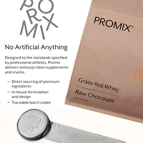 Promix Whey Protein Powder, Raw Chocolate - 2.5lb Bulk - Grass-Fed & 100% All ProMix Nutrition Au supplements