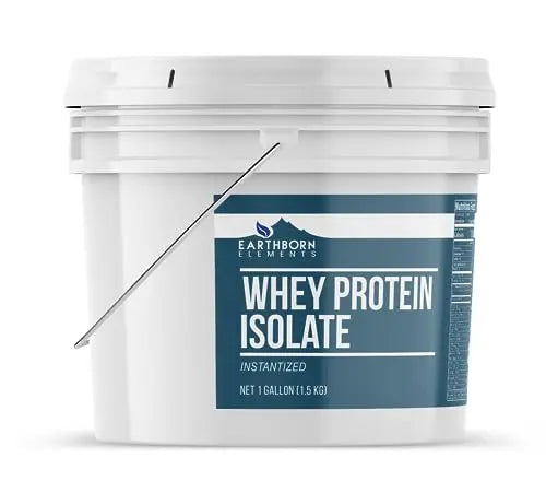 Earthborn Elements Whey Protein Isolate, 1 Gallon Bucket, Protein Powder, Unflavored Earthborn Elements Au supplements