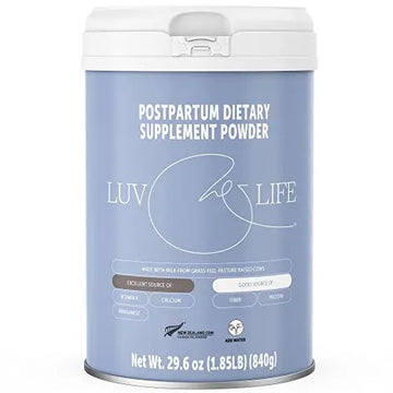 LUV&LIFE Postpartum Vitamin Supplement Powder Vanilla Flavored Has Postnatal Multivitamins LUV&LIFE Au supplements