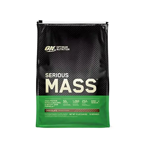 Optimum Nutrition Serious Mass Weight Gainer Protein Powder, Vitamin C, Zinc and Vitamin Optimum Nutrition Au supplements