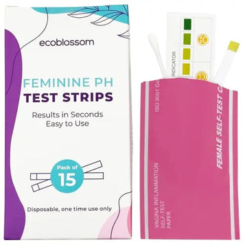 Ecoblossom Vaginal pH Test Strips for Women - Check pH Balance - Monitor Bacterial Vaginosis EcoBlossom Au supplements
