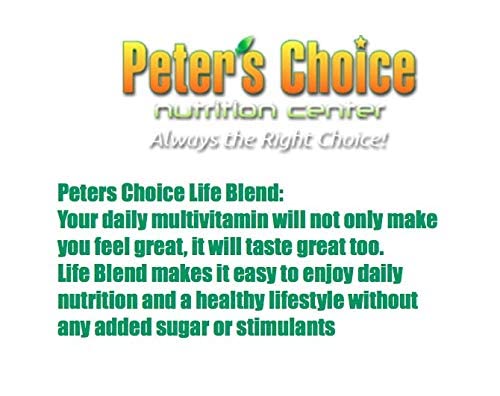 Peter's Choice Life Blend, 16oz, Multivitamin & Mineral Powder, Unsweetened, 32 Servings per Container. Made in The USA Peter's Choice Au supplements