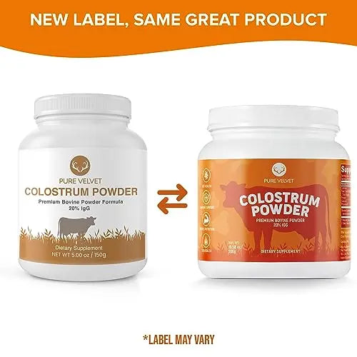 Pure Velvet Colostrum Powder for Gut Health, Bloating, Hair Growth, Immune Support Pure Velvet Au supplements