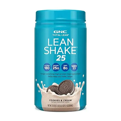 GNC Total Lean | Lean Shake 25 Protein Powder | High-Protein Meal Replacement Shake GNC Au supplements