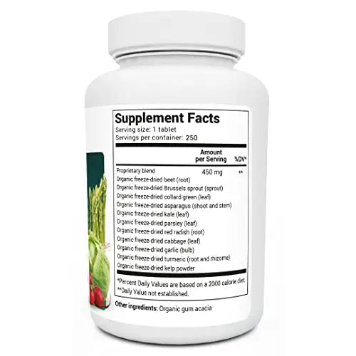 Dr. Berg's Greens Superfood Cruciferous Vegetable Tablets - Vegetable Supplements Dr. Berg Nutritionals Au supplements