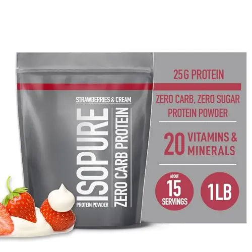 Isopure Protein Powder, Zero Carb Whey Isolate, Gluten Free, Lactose Free, 25g Protein Isopure Au supplements