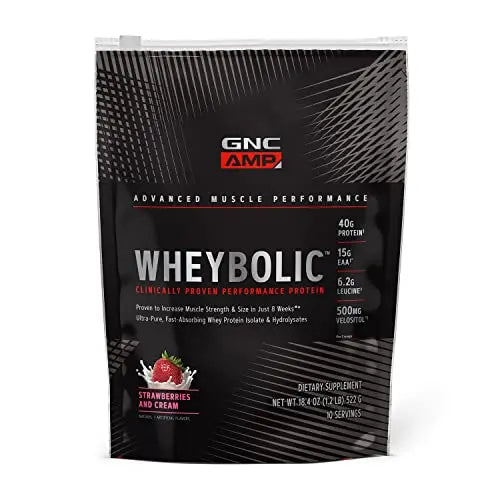 GNC AMP Wheybolic Protein Powder | Targeted Muscle Building and Workout Support GNC Au supplements