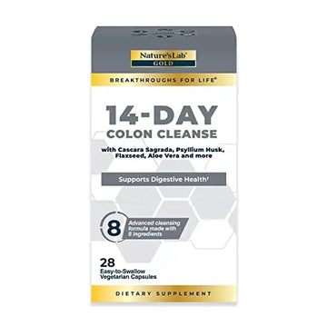 Nature's Lab Gold 14 Day Colon Cleanse* - Blend of Probiotics, Fiber, Flavonoids Nature's Lab Au supplements