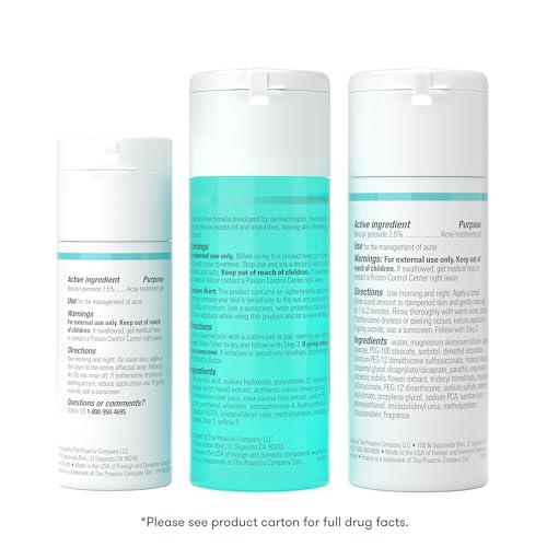 Proactiv 3 Step Acne Treatment - Benzoyl Peroxide Face Wash, Repairing Acne Spot Treatment for Face and Body Proactiv Au supplements