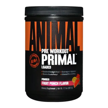 Animal Primal Muscle Hydration + Preworkout Powder – Contains Beta Alanine, 3DPump Animal Au supplements