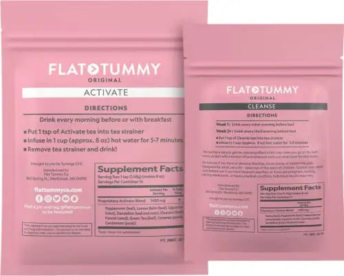 Flat Tummy Tea – 2-step, 4 Week Program – Detox Tea to Boost Energy & Reduce Bloating Flat Tummy Tea Au supplements