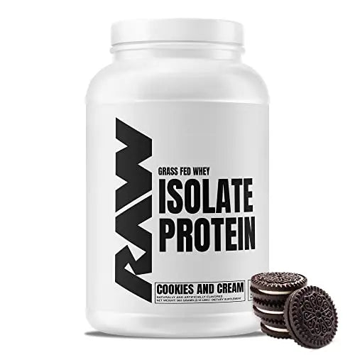 RAW Whey Isolate Protein Powder, Cookies N Cream - 100% Grass-Fed Sports Nutrition RAW Au supplements
