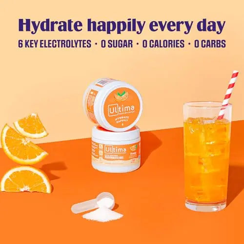 Ultima Replenisher Daily Electrolyte Drink Mix – Orange, 30 Servings – Hydration Powder Ultima Replenisher Au supplements