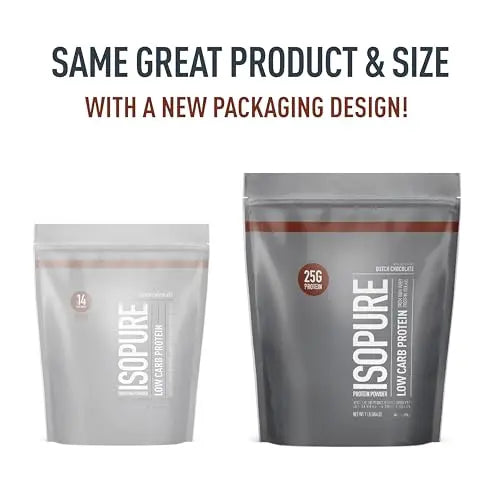 Isopure Dutch Chocolate Whey Isolate Protein Powder with Vitamin C & Zinc for Immune Isopure Au supplements