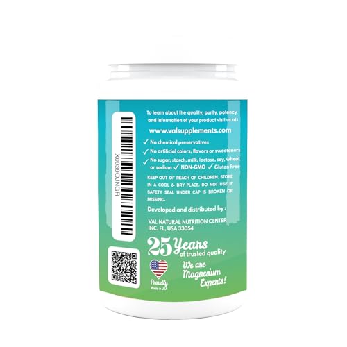 VAL Triple Magnesium Complex 400mg (Glycinate, Taurate & Citrate) for Muscle Relaxation, Sleep & Calm Energy, Vegan, Non-GMO, 90 Capsules VAL Au supplements