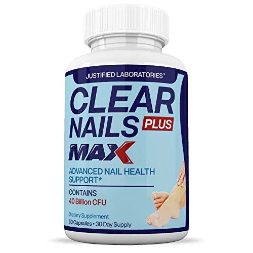 Justified Laboratories (3 Pack) Clear Nails Plus Max Pills 40 Billion CFU Probiotic 60 Caps Justified Laboratories Au supplements