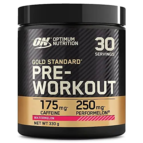 Optimum Nutrition Gold Standard Pre Workout Watermelon Flavoured Powder, 330g Optimum Nutrition Au supplements