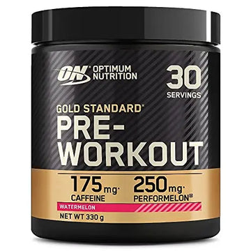 Optimum Nutrition Gold Standard Pre Workout Watermelon Flavoured Powder, 330g Optimum Nutrition Au supplements