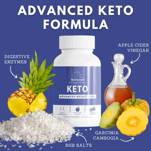 Nutriumph Keto BHB exogenous ketones | Keto Diet Pills | Advanced Ketone Supplement Nutriumph Au supplements