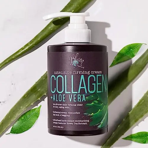 BLOOM Vitamin C Cream + Collagen Cream Body Lotion & Face Moisturizer 2PC Skincare BLOOM IT'S A GREAT SKIN DAY! Au supplements