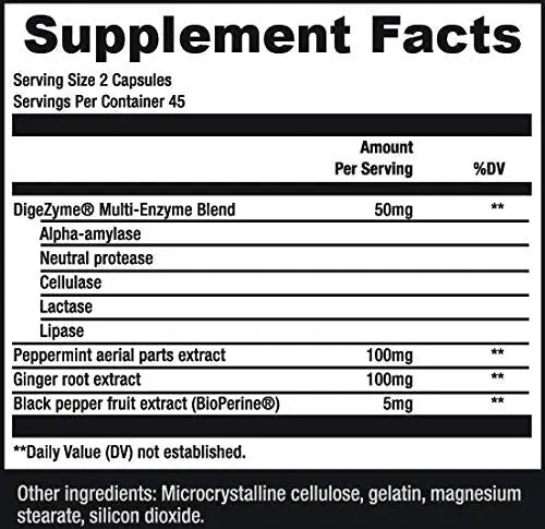 Sculpt Nation by V Shred Digestive Enzymes - Multi Enzyme for Digestion and Gut Health Sculpt Nation Au supplements