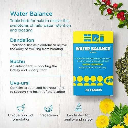 HRI Water Balance (Water Retention) THR - R- 60tabs HRI Au supplements