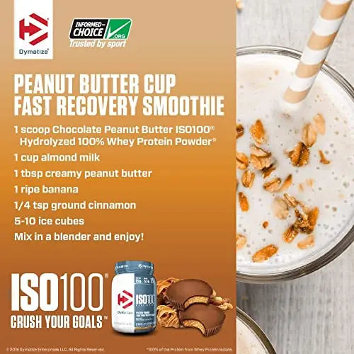 Dymatize ISO 100 Whey Protein Powder with 25g of Hydrolyzed 100% Whey Isolate Dymatize Au supplements