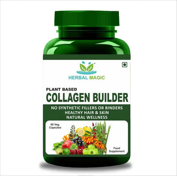 Herbal Magic's Pure & Natural Blend - Collagen Builder Capsules x 60 - Made from 17 Fruits Herbal Magic Au supplements