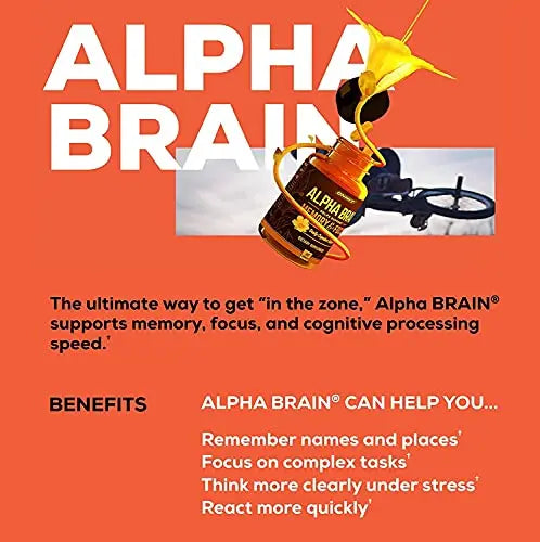 ONNIT Alpha Brain (60ct) - Over 1 Million Bottles Sold - Premium Nootropic Brain Supple ONNIT Au supplements