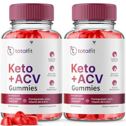 (2 Pack) Total Fit Keto ACV Gummies Advanced Apple Cider Vinegar Supplement Reviews Fyvus Au supplements
