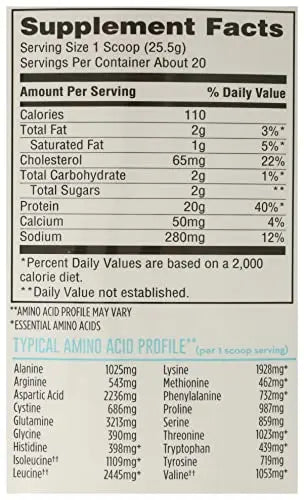 365 by Whole Foods Market, Vanilla Grass Fed Whey Protein, 18 Ounce 365 by Whole Foods Market Au supplements
