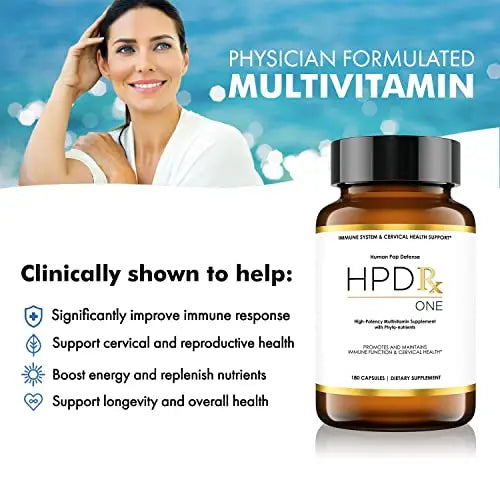 HPD Rx ONE Immunity Boost Multivitamin HPV Supplements for Women and Men HPD Rx Au supplements