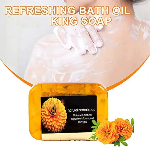 NHIKLATA 2PCS Turmeric Handmade Soap, Natural Organic Ginger Soap, Lymphatic NHIKLATA Au supplements