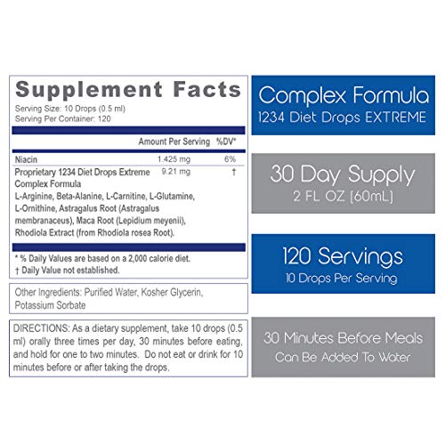 Creative Bioscience 1234 Diet Drops Extreme for Women & Men, Diet Drops for Weight Creative Bioscience Au supplements