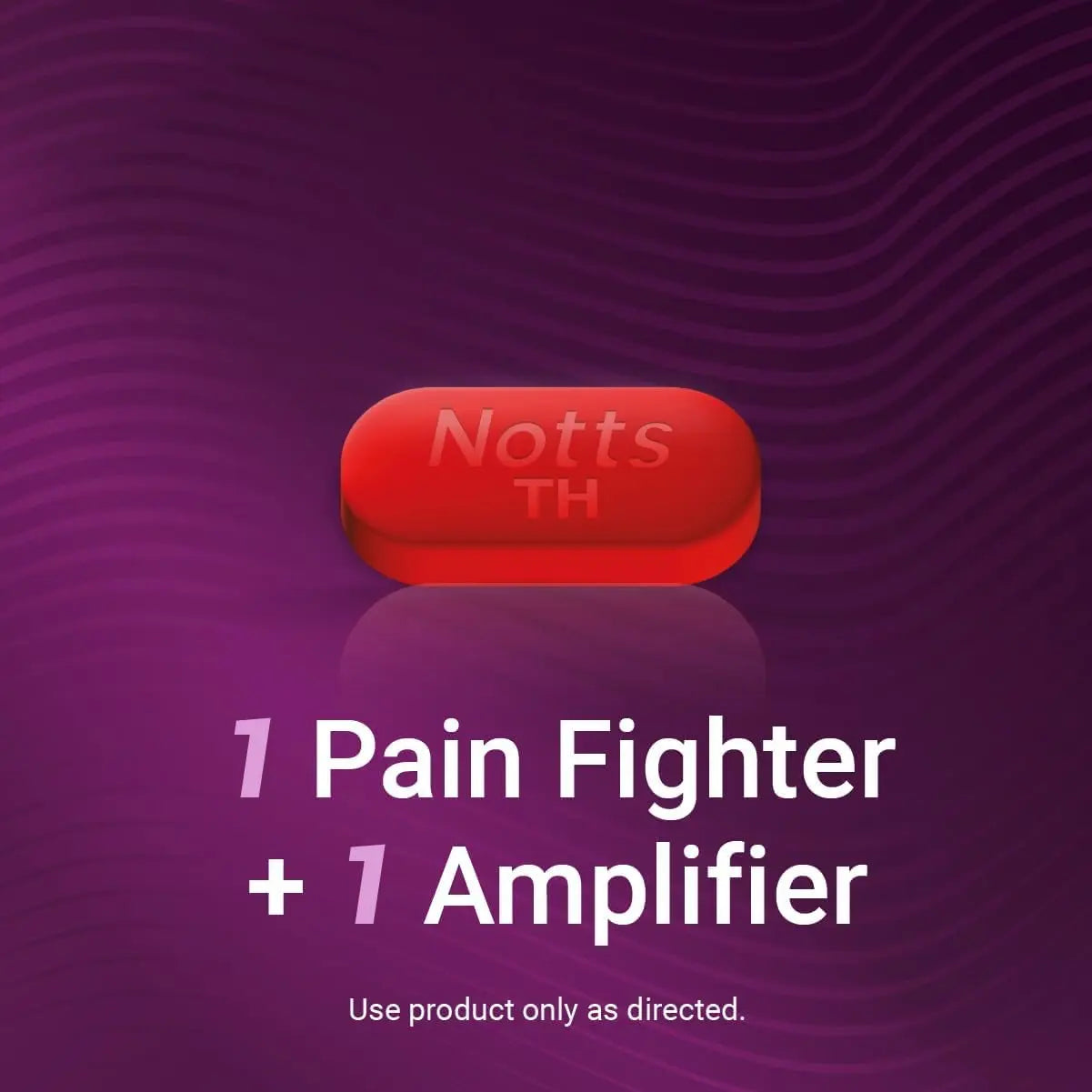 NOTTS Tension Headache Relief Without Aspirin for Head, Neck & Shoulder Pain - 100 Count, Acetaminophen 500 mg Caffeine 65 mg Caplets, for Aches Caused by Tension and Stress. Headache Relief caplets NOTTS Au supplements