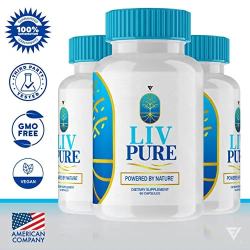 (2 Pack) Liv Pure Loss Pills, Livpure Liver Detox Cleanse Management Capsules Advanced Fyvus Au supplements