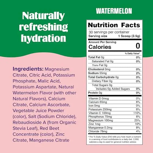 Ultima Replenisher Daily Electrolyte Drink Mix – Watermelon, 30 Servings – Hydration Ultima Replenisher Au supplements