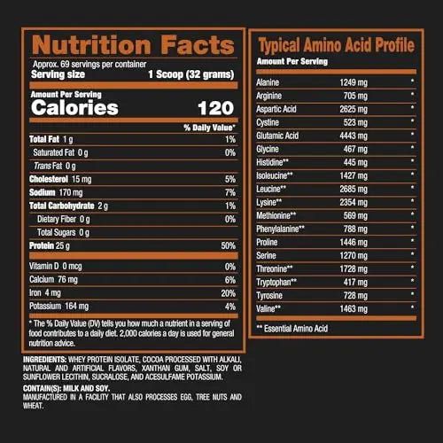 BPI Sports ISO HD Isolate Protein Chocolate Brownie - 69 Servings, 5.4 pounds BPI Sports Au supplements