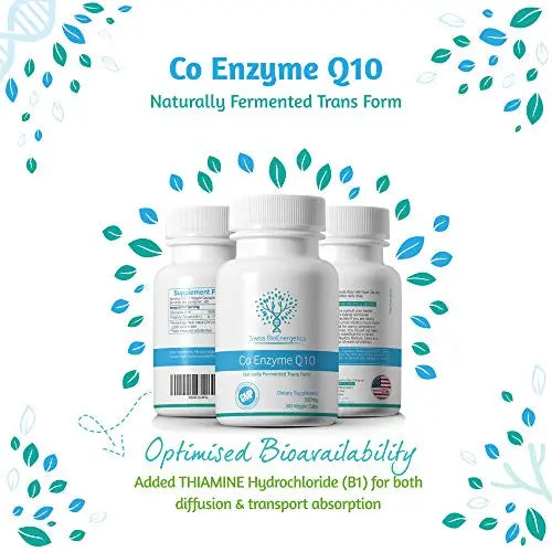 Co Enzyme Q10 CoQ10 300mg 60 Capsules - Superior Naturally Fermented Trans Form swiss bioenergetics Au supplements