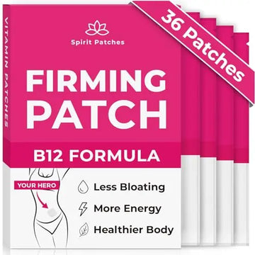 Firming B12 Patches (Pack of 36) - 100% Natural Vitamin Patches for Women, Energy & Body Support Spirit Patches Au supplements