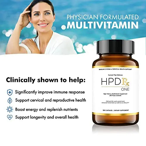 HPD Rx ONE Immunity Boost Multivitamin HPV Supplements for Women and Men, Pack of 6 HPD Rx Au supplements