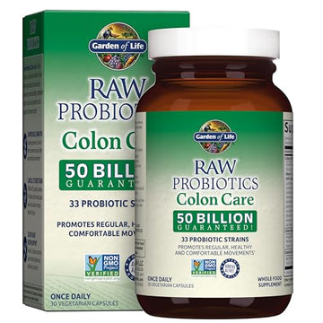 Garden of Life Probiotics for Women and Men - Raw Probiotics Colon Care 50 Billion Garden of Life Au supplements