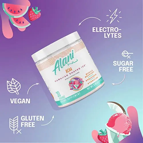Alani Nu Breezeberry Pre Workout and BCAA Hawaiian Shaved Ice Post Workout Powder Alani Nu Au supplements