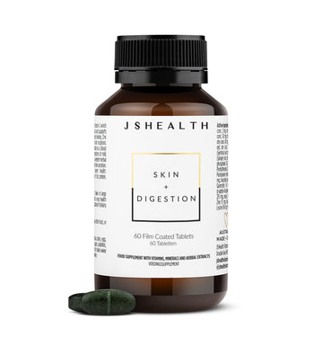 JSHealth Vitamins Skin and Digestion Formula | Skin Supplement with Zinc | Burdock JSHealth Au supplements