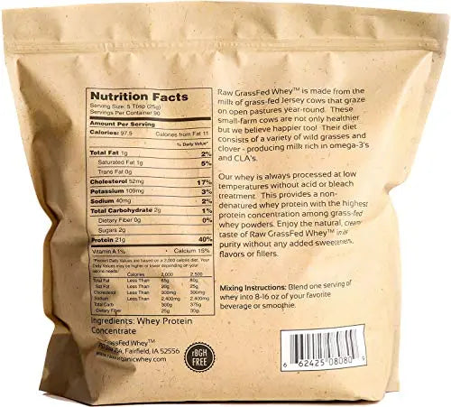 100% Raw Grass Fed Whey - Happy Healthy Cows, COLD PROCESSED Undenatured Raw Organic Whey Au supplements
