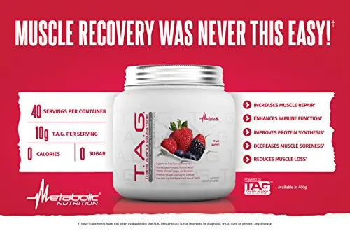 Metabolic Nutrition, TAG, Trans Alanyl Glutamine, 100% L-Glutamine Peptide Powder Metabolic Nutrition Au supplements