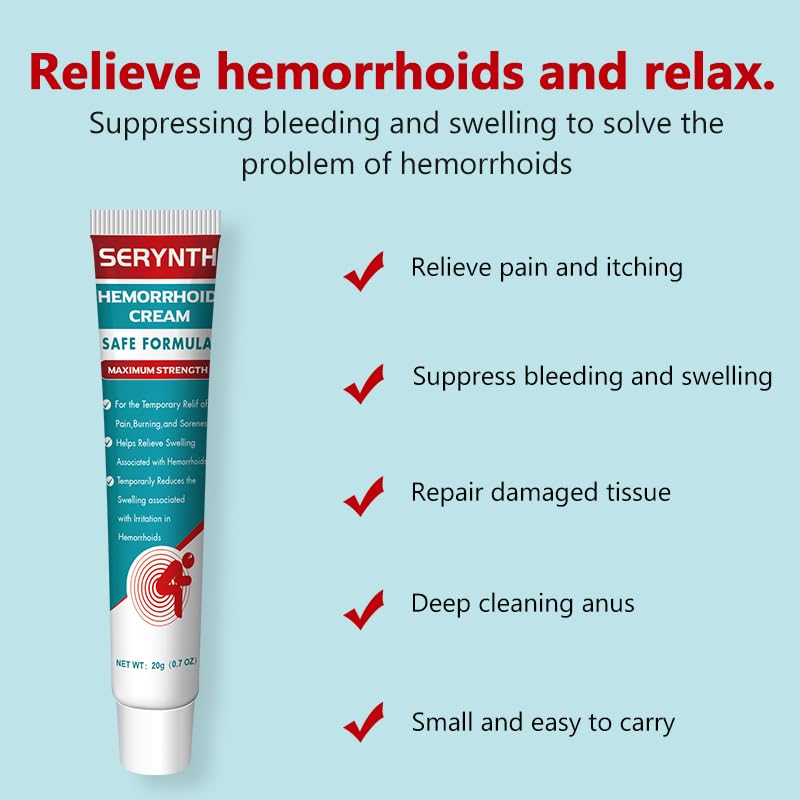Hemorrhoid Cream for Men and Women, with Lidocaine and Phenylephrine HCl, Provides Fast Relief from hemorrhoid discomfort. Naturally formulated for Hemorrhoids and fissures (0.7 oz) Anisx Au supplements
