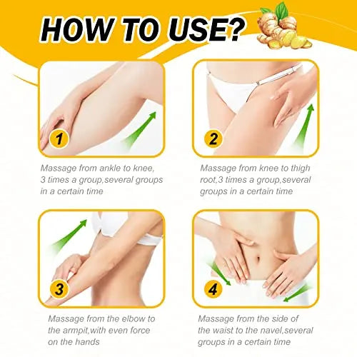 2PCS VOGSIG Ginger Slimming Cream - Anti Cellulite, Fat Burning, Tightening & Moisturizin VOGSIG Au supplements