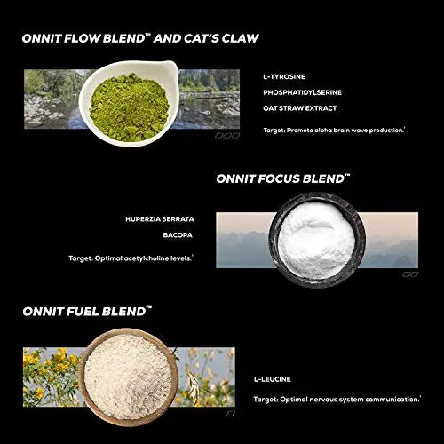 ONNIT Alpha Brain (120ct) - Over 1 Million Bottles Sold - Premium Nootropic Brain Sup ONNIT Au supplements